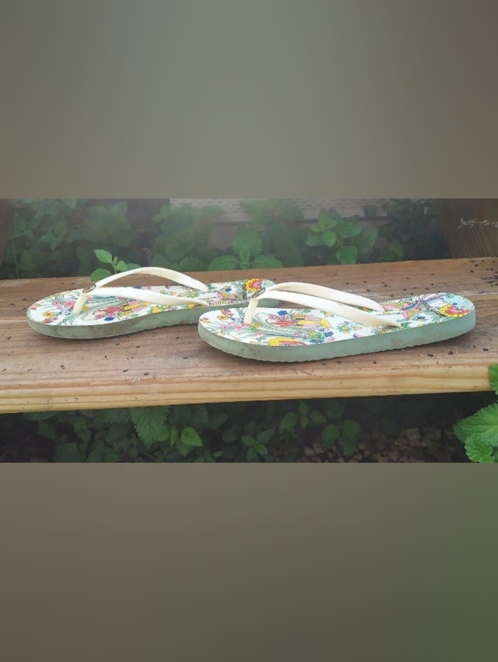 Tory Burch Collector's Flip Flops Size 6 - Picture 4 of 5